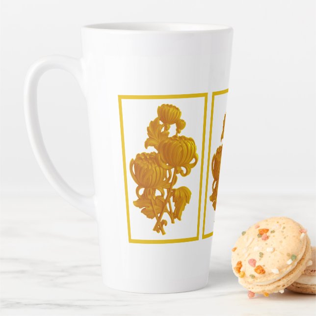 Yellow Chrysanthemum Mother Day Milchtasse (Beispiel)