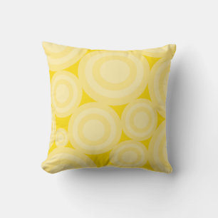 Yellow Circles American MOJO Pillow Kissen