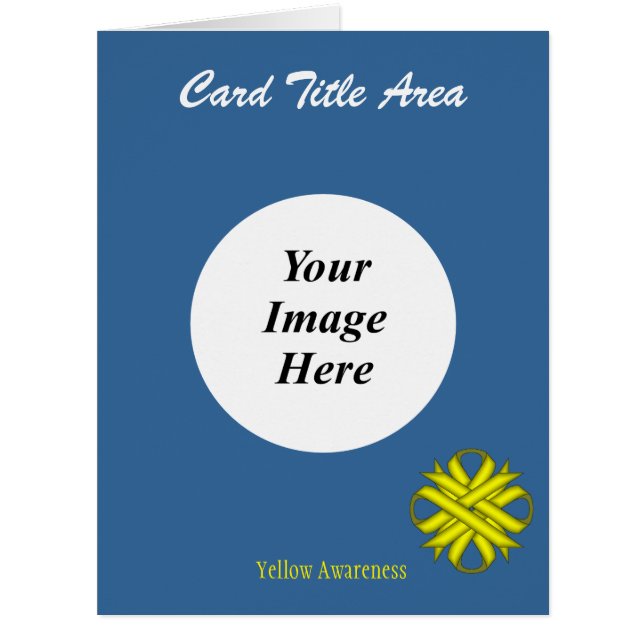 Yellow Clover Ribbon Template von Kenneth Yoncich (Vorderseite)