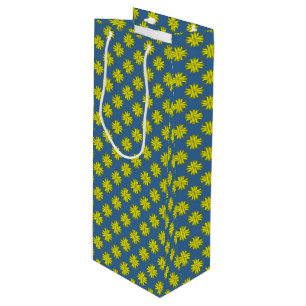 Yellow Clover Ribbon von Kenneth Yoncich Geschenktüte Für Weinflaschen