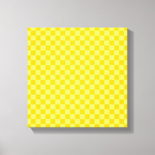 Yellow Combination Checkerboard von ShirleyTaylor Leinwanddruck