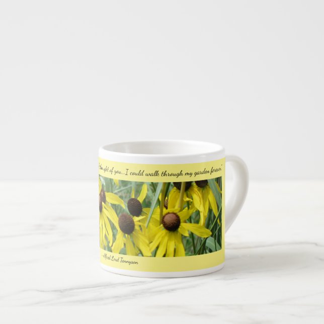 Yellow Coneflowers Gedanken über Sie Espresso Tass Espressotasse (Vorderseite Rechts)