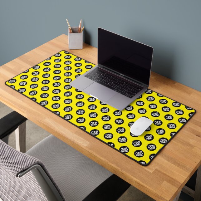 Yellow Custom Business Logo Pattern (Bureau 2)