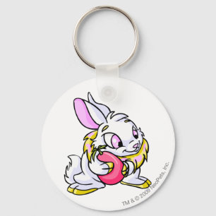 Yellow Cybunny hugging Negg Schlüsselanhänger