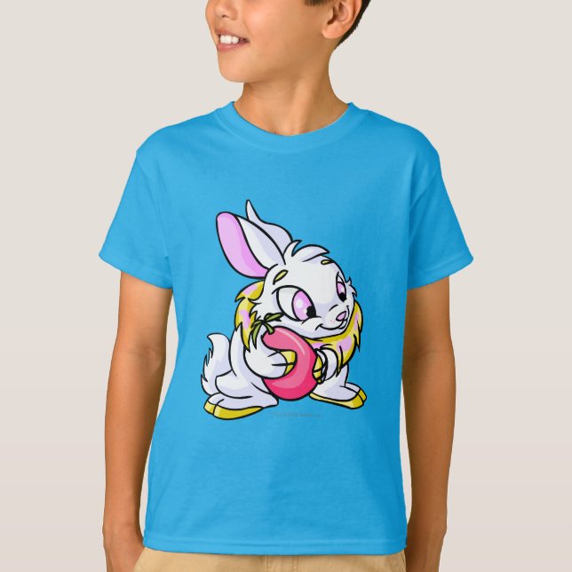 Yellow Cybunny hugging Negg T-Shirt (Vorderseite)