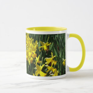 Yellow Daffodien I Cheery Spring Blumen Tasse