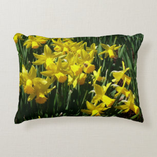 Yellow Daffodien I Cheery Spring Blumen Zierkissen