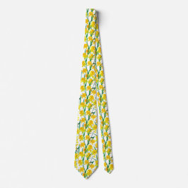 Yellow Daffodil Pattern Krawatte
