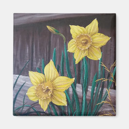 Yellow Daffodils Magnet