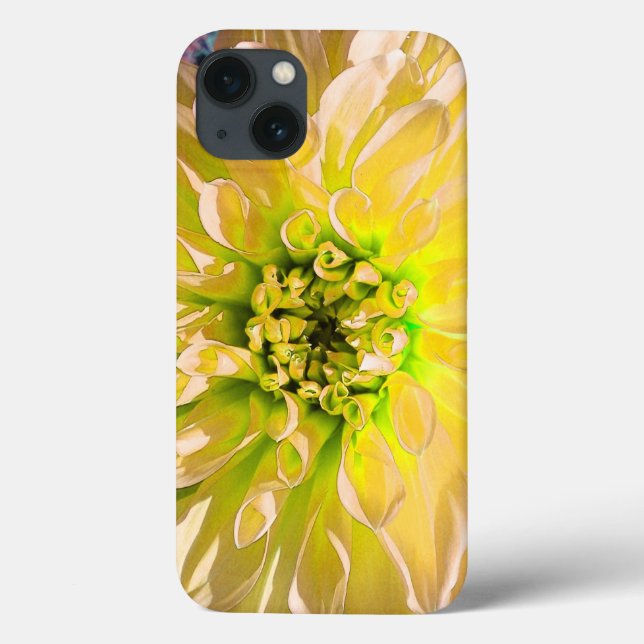 Yellow Dahlia Blume Case-Mate iPhone Hülle (Rückseite)