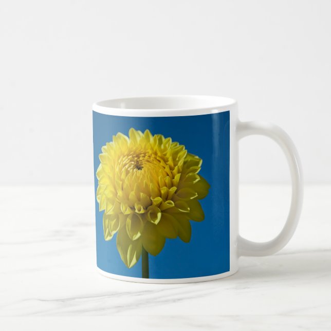 Yellow Dahlia Tasse (Rechts)