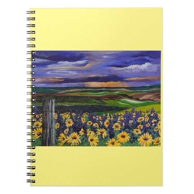 Yellow Daisies Notizblock (Vorderseite)