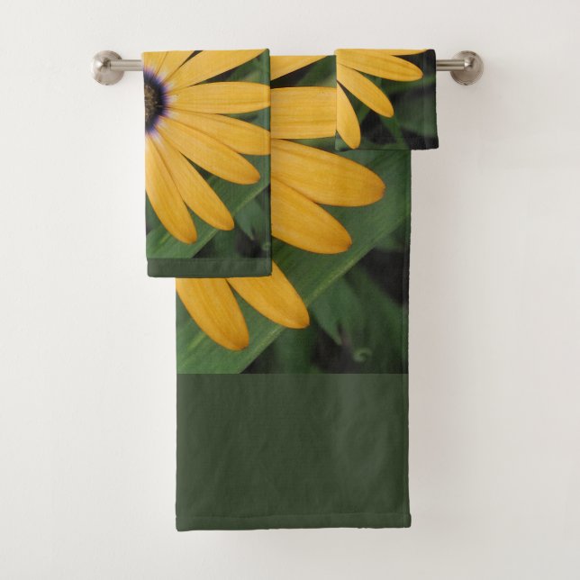 Yellow Daisy Badhandtuch Set (Insitu)