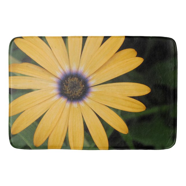 Yellow Daisy Bath Mat Badematte (Vorderseite)