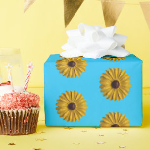 Yellow Daisy Blume Spring Summer Garden Geburtstag Geschenkpapier