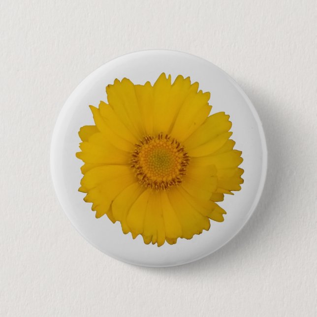 Yellow Daisy Button (Vorderseite)