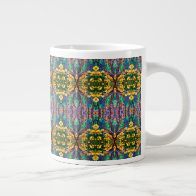 Yellow Daisy Cup Jumbo-Tasse (Rechts)