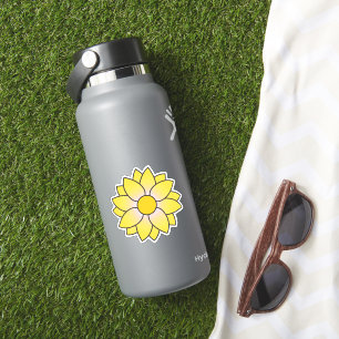 Yellow Daisy Decorative Sticker