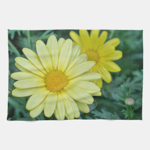 Yellow Daisy FotoArt Geschirrtuch