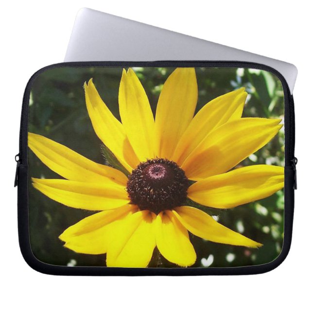 Yellow Daisy Laptopschutzhülle (Vorderseite)