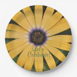 Yellow Daisy Let's Celebrate Pappteller