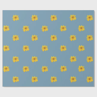 Yellow Daisy Wrapping Paper Geschenkpapier