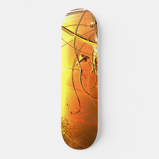 Yellow Design Skateboard (Vorderseite)