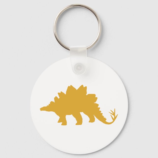 Yellow Dinosaurier Schlüsselanhänger (Vorderseite)