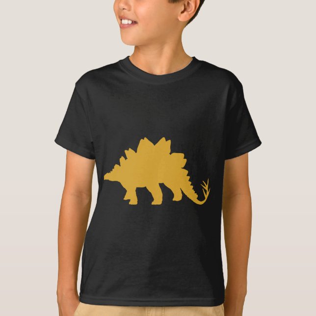 Yellow Dinosaurier T-Shirt (Vorderseite)
