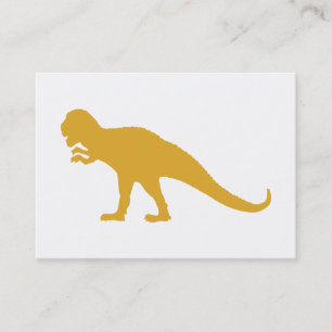 Yellow Dinosaurier Visitenkarte