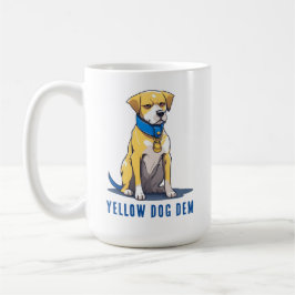 Yellow Dog Democrat Politics President USA 2024 Kaffeetasse