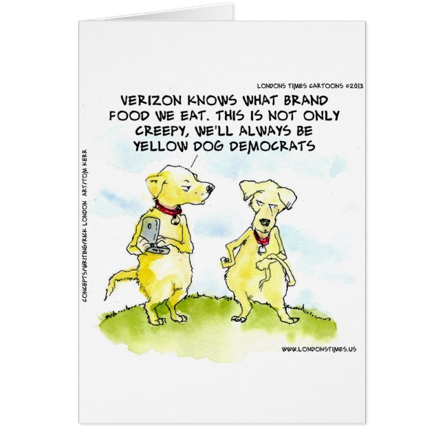 Yellow Dog Democrats Funny (Vorne)