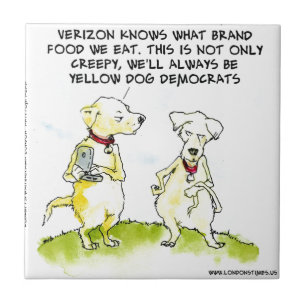 Yellow Dog Democrats Funny Fliese