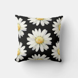 Yellow Dotted Daisy's Kissen