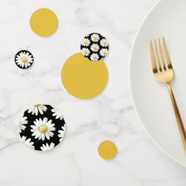 Yellow Dotted Daisy's Konfetti