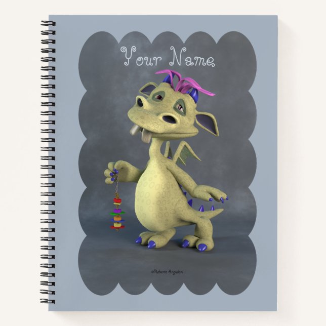 Yellow Dragon Notizbuch (Vorderseite)