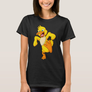 Yellow Duck Angry Evil Poultry Bio Bauer Fab T-Shirt