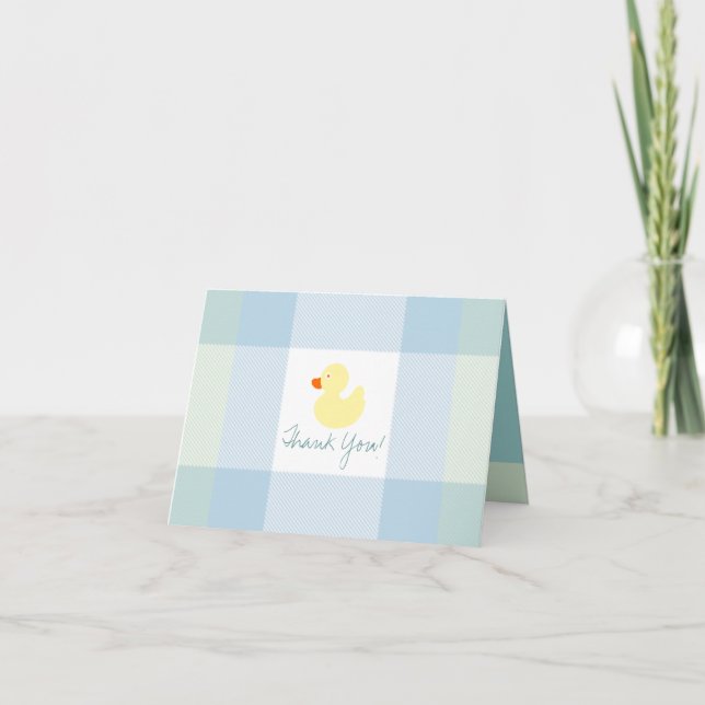 Yellow Duck Baby Danke (Vorderseite)