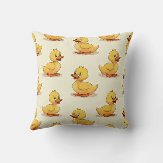 Yellow Duck Cushion Kissen