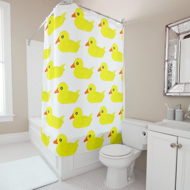 Yellow Duck Design Duschvorhang (Beispiel)