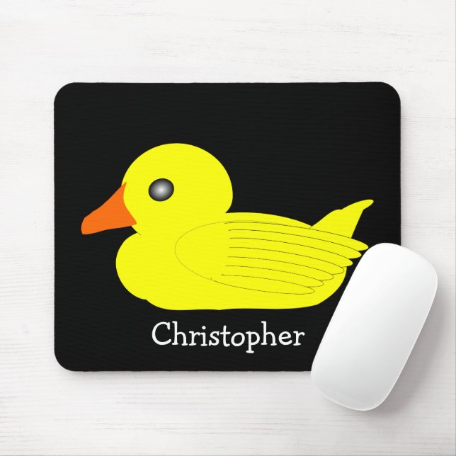 Yellow Duck Design Mousepad (Mit Mouse)