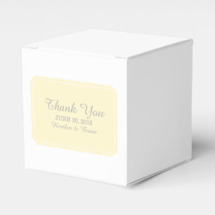 Yellow einfach elegant Gefälligkeitsboxen Geschenkschachtel
