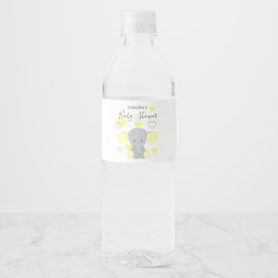 Yellow Elephant Boy Girl Baby Dusche Party