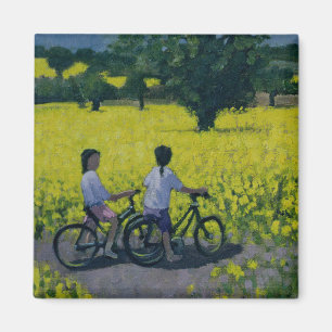 Yellow Field Kedleston Derby Magnet
