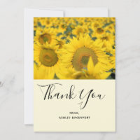 Yellow Field of Sunflowers Danke