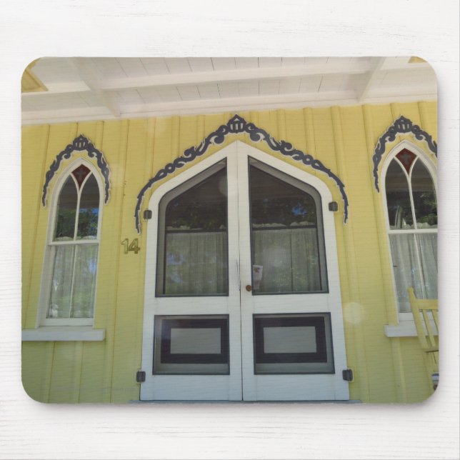 Yellow Flame Gingerbread - Martha's Vineyard Mousepad (Vorne)