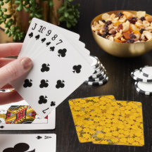 Yellow Flowers Classic Playing Cards