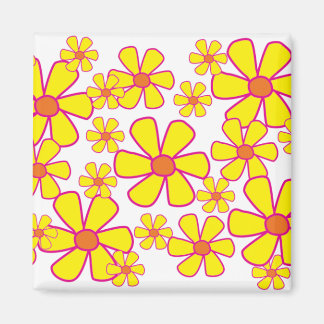 Yellow Flowers Magnet