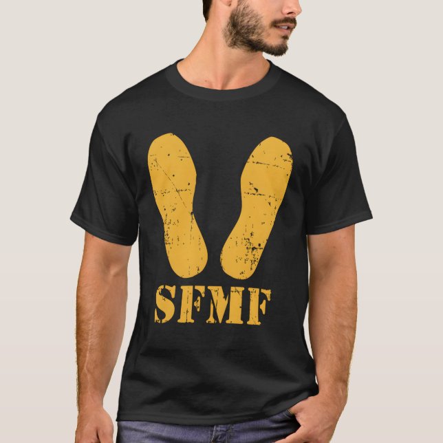 Yellow Footprints T-Shirt (Vorderseite)