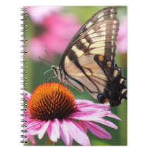 Yellow Frack Butterfly Notebook